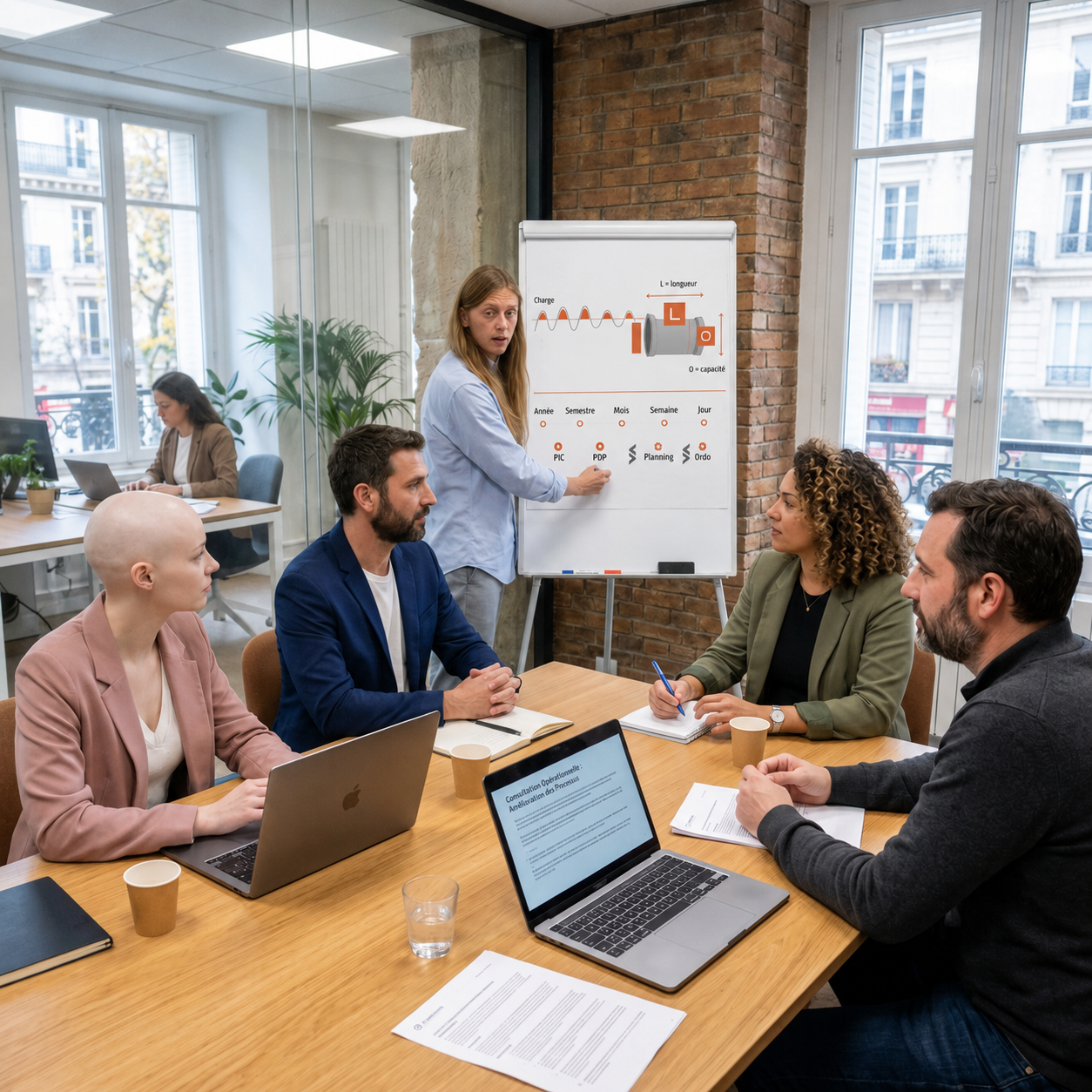 Consultants TopTech en atelier de travail avec un client